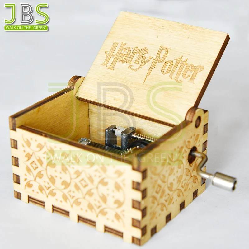 Harry Potter scatola decorativa in legno Carillon Music Box Collezione 