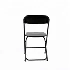 Black Folding Chair China Supplier Hot Sale Plastic Black Folding Chair