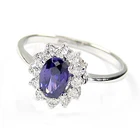 Rings Cz Designs JZ-346 Latest Wholesale 925 Sterling Silver Jewelry Rings With CZ Stones New Designs