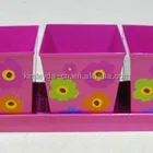 3 Pc. Set Small Planters Gardening Wall Decor Planter For Flowers
