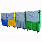 Laundry Trolley Linen Laundry Trolley Plastic Laundry Linen Trolley