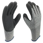 Cut Resistant Gloves Cut Resistant Gloves Breathable Nylon Liner Cut Resistant PVC Gloves EN388 3341C