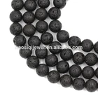 Size Beads Factory Wholesale Price Natural 8mm Size Lava Rock Stone Beads For Jewelry Making
