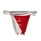 String 48 Flags Pennant Flags Safety Warning Barrier Pennant Flag String