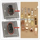 Power Socket Socket Metal Parts PCB Mount AC Power Brass Socket Metal Parts