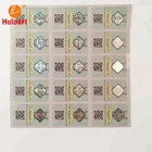 Security Hologram Security QR Code Custom 1 Time Use Sticker 3d Hologram And Security Label