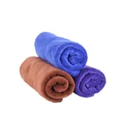 Solid Color Towel Customized Color Customised Solid Color Microfiber Beach Towel For Car Washing