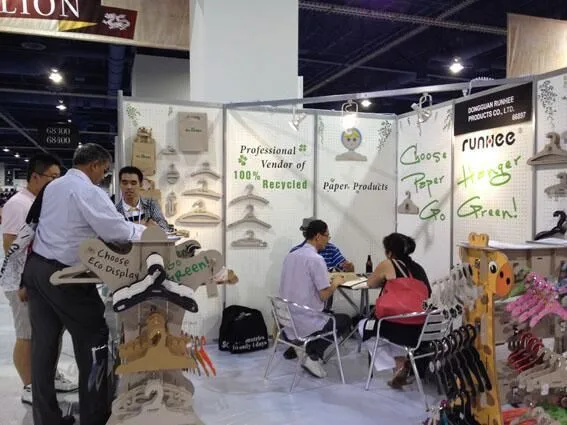 100% Recyclable Cardboard Hangers Custom Size For Dolls And Kids Clothes