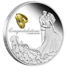Brass Brass Brass Coin Brass Embossed Wedding Challenge Coin Wedding Gift Coin
