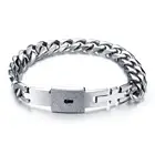 Silver Heart Heart Couple Bracelets Couple Silver Lock Bracelet Key My Heart Bracelets
