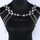 Pearl Fancylove Jewelry Factory Price Wholesale Bridal Wedding Accessories Pearl And Crystal Shoulder Chain