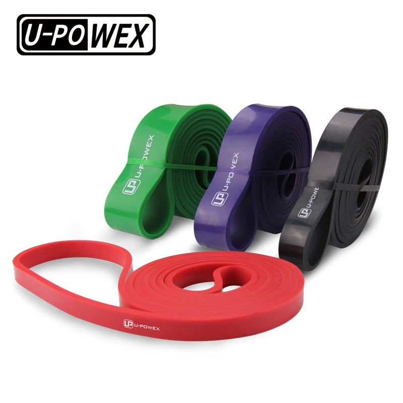 Brand New Set of 4 U-POWEX Pull Up Assist Bands Resistance Bands Unbreakable 