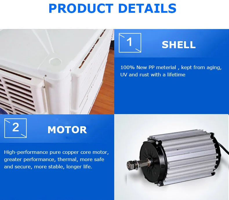 Custom Stubby Air Cooler, 18000cmh, 18000m³ - detail 30