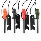 Compass Survival Accessories Fire Steel Flint Fire Starter With Compass