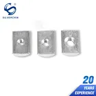 Nut Nuts Half Round Nut Flat Head Rectangle Nut 3030 4040 M4 M6 M8 Rear Insert Nut