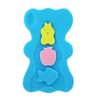 Bear Sponge Cute Bear Anti-slip Safety Baby Bath Sponge Mat
