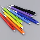 Plastic Pen Ballpoint Pen Plastic Ballpoint Pen Custom Logo Stationery Wholesale Click Action Promotional Pen