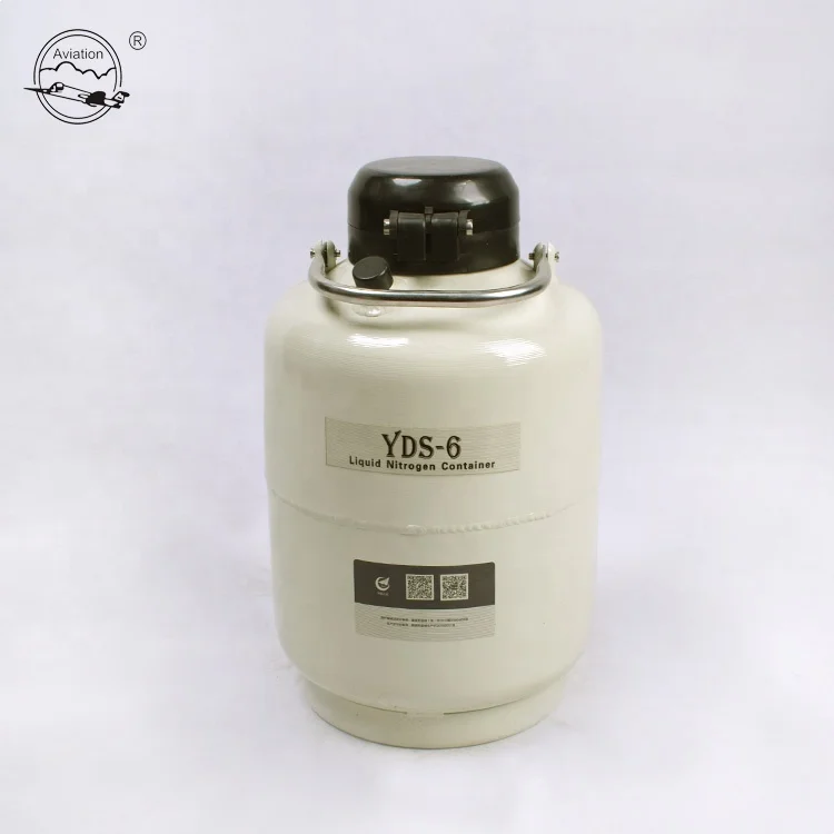 6 L Liquid Nitrogen Container Cryogenic Ln2 Tank Dewar With Strap And  Canister - Buy Liquid Nitrogen Container Price,Liquid Nitrogen Storage  Tank,Yds-6 Liquid Nitrogen Container Product on 