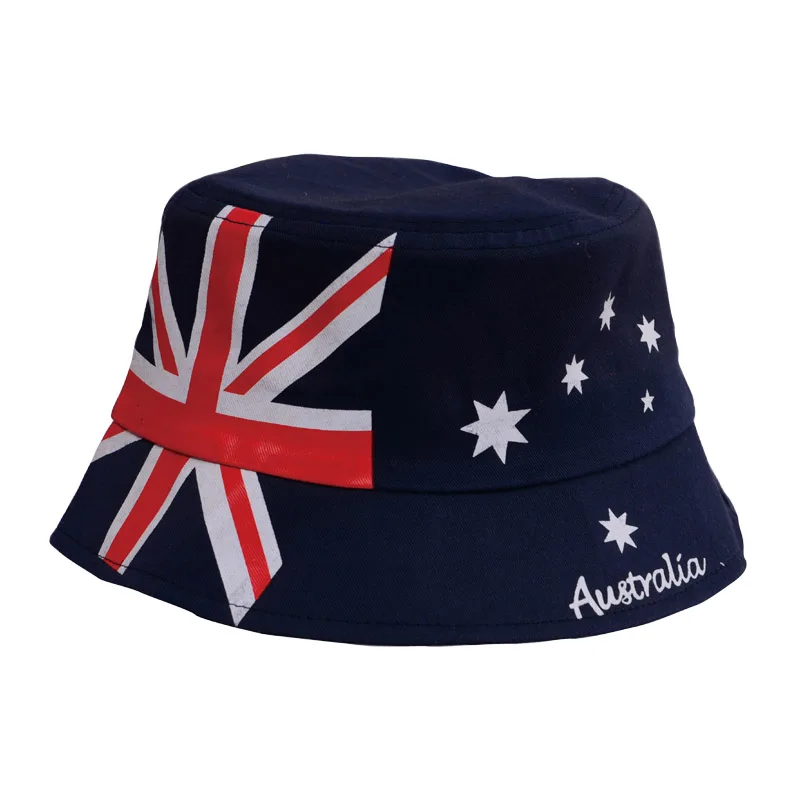 نمط الطباعة مخصص أستراليا العلم قبعة صيد Casquette الصيد رجل دلو القبعات السيدات كاب بالجملة الشمس قبعة بوب Buy مخصص الصيد قبعة رجل دلو القبعات السيدات قبعة الجملة الشمس بوب قبعة Product On