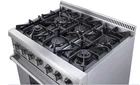 Gas Range Gas Range 36 Hyxion 36 Inch Stainless Gas Range With Grill Top