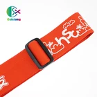 Luggage Strap Luggage China Manufacturer Silk-screen Printed Custom Travel Red Luggage Strap With Custom Logo
