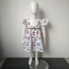 Clothing Usa 2020 Yiwu Factory Made Wholesale Children Clothing Usa Popular Flower Girl Dress