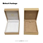 Webest Package Guangdong Jewel Custom Pendant Necklace Box Custom Logo Earring Boxes