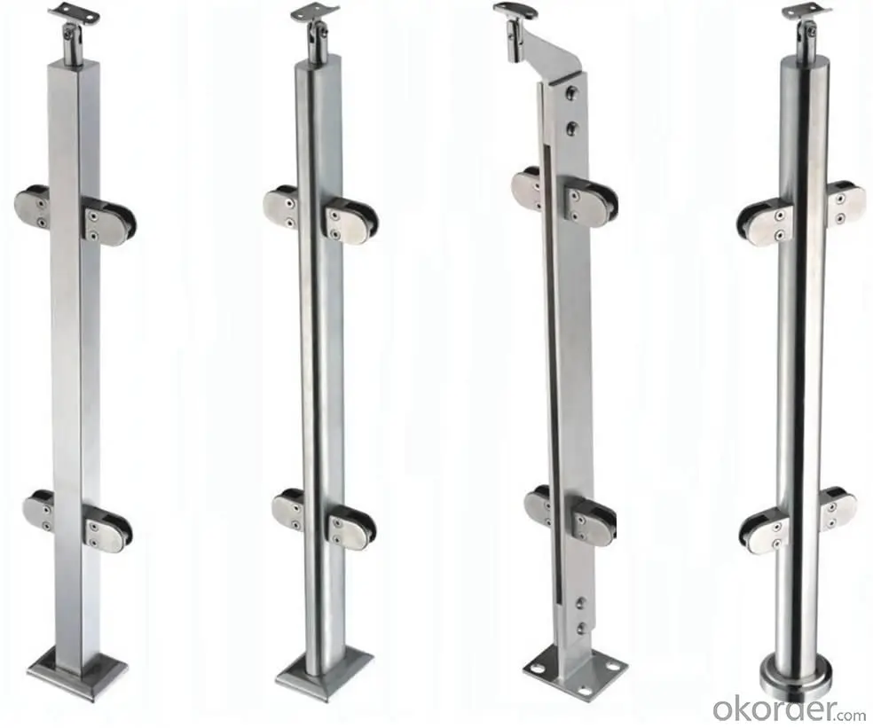 Details about   New 110cm Glass Balustrade Railing Post Grade 316 Stainless Steel Pole Handrail 