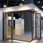 Folding Door Design Australian Standard Aluminum Corner Bi Folding Doors Building Materials AS/NZS2047 AS/NZS2208 AS/NZS1288