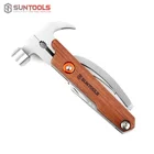 Hammer Tool High Quality Wood Handle Stainless Steel Multi Hammer Plier 10 In 1 Tool