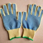 Glove Dots Aramid Gloves YULAN CR106B Aramid Anti Cut Glove With PVC Dots