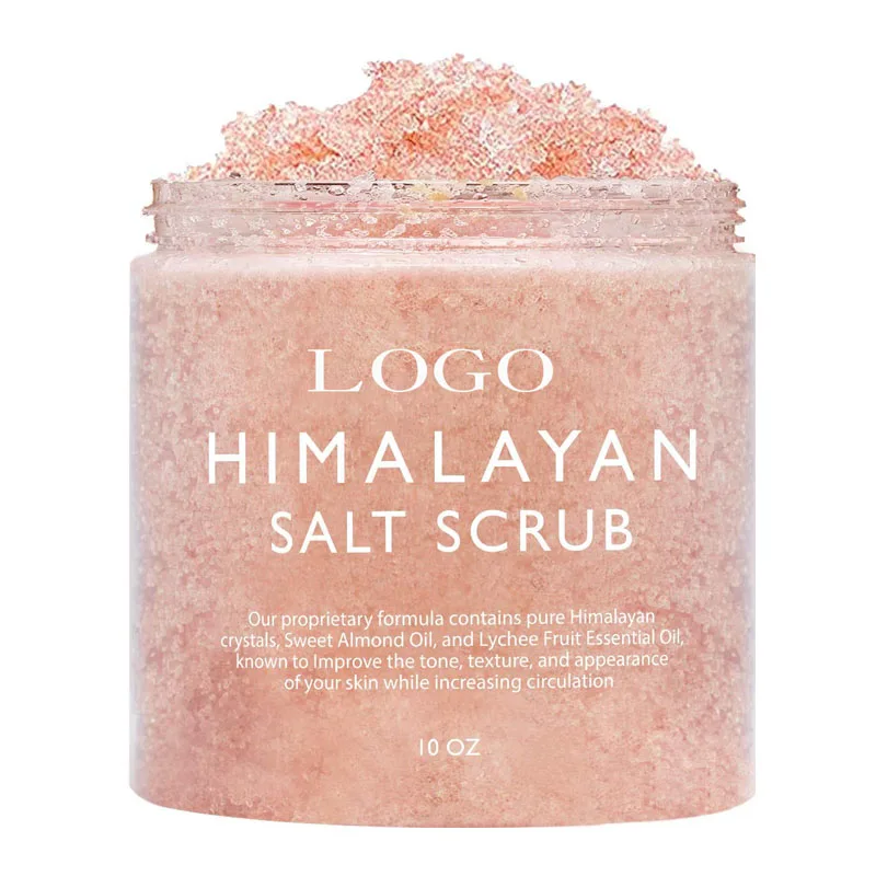 Himalayan Salt Body Scrub With Collagen And Stem Cells Natural