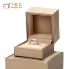 Gift Jewelry Jewelry FSD Gift Oem Luxury PU Leather Custom Jewelry Packaging Box With Logo In Stock