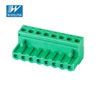 Terminal WANLINK 2EDGVC-5.0/5.08 Green Connector Vertical Type Pluggable Terminal Blocks