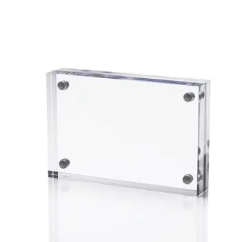 4" x 6" x 0.79" acrylic picture frames clear acrylic magnetic photo frame