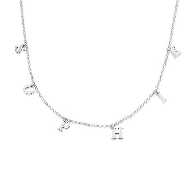 Custom Layer Name Jewelry 925 Sterling 