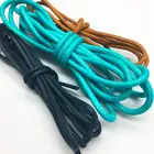 Cotton Shoelace Wax Cotton Shoelaces 4mm Round Rope Leather Shoe Laces Waxed Cotton Shoelace