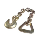 Hook Chain G70 3/8" Tie Down Tow Chain And Hook