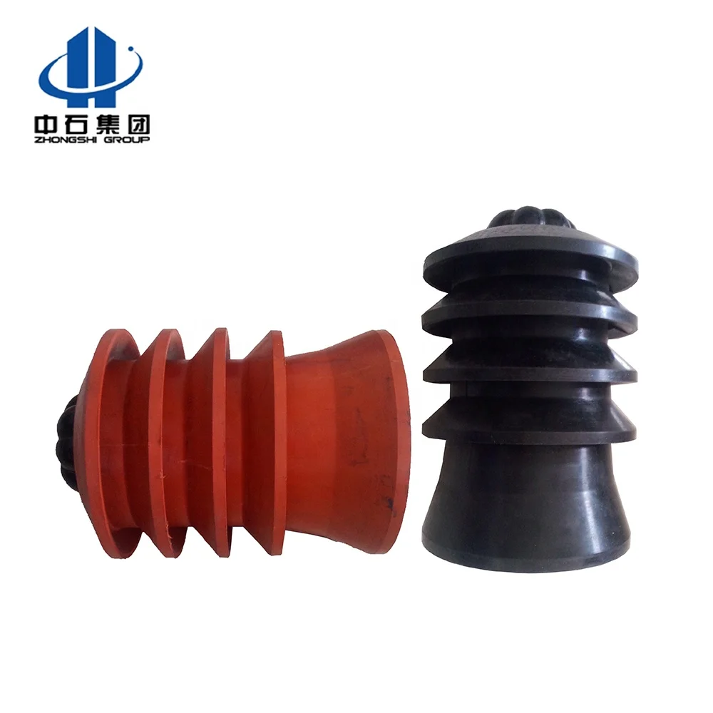 oilfield conventional 18 5/8'' top and bottom cementing wiper  rubber plug