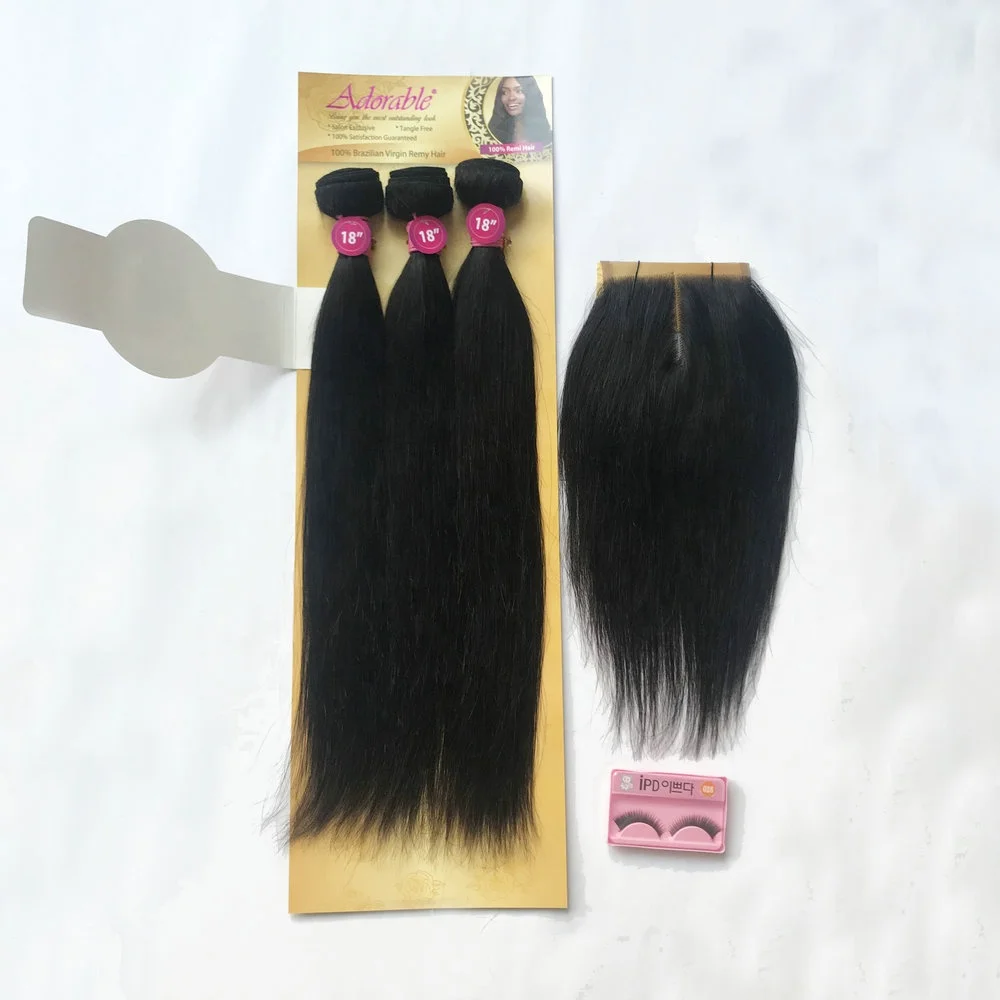 all in one pack human hair weave
