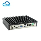 Mini J1900 Quad Core Fanless Mini PC Dual Nic With 9-36V DC