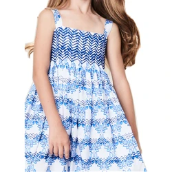 2022 summer kids fancy dress girl halter off-shoulder sleeveless 12 years flower girls dresses