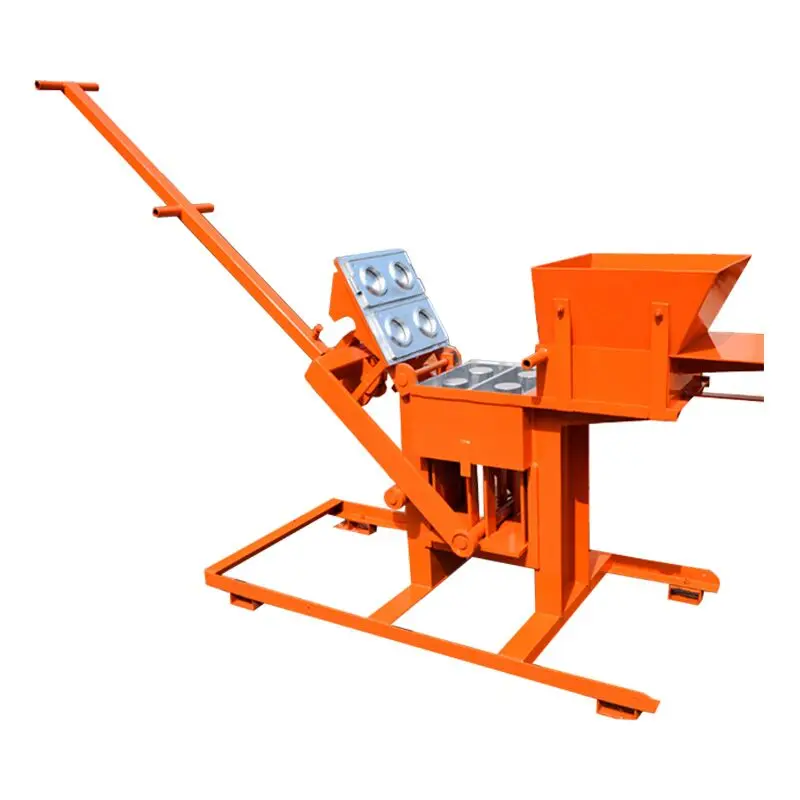 QMR2-40 Hand Press Manual Clay Interlocking Earth Soil Cement Brick Machine for Sale manufacture