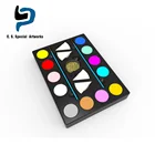 Body Paint Factory High Quality With Cheap Price Face Makeup Vivid Rainbow Color 12 Colors Face Paint Kit