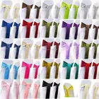 Wholesale Satin Chair Cover Sashes For Wedding and Banquet