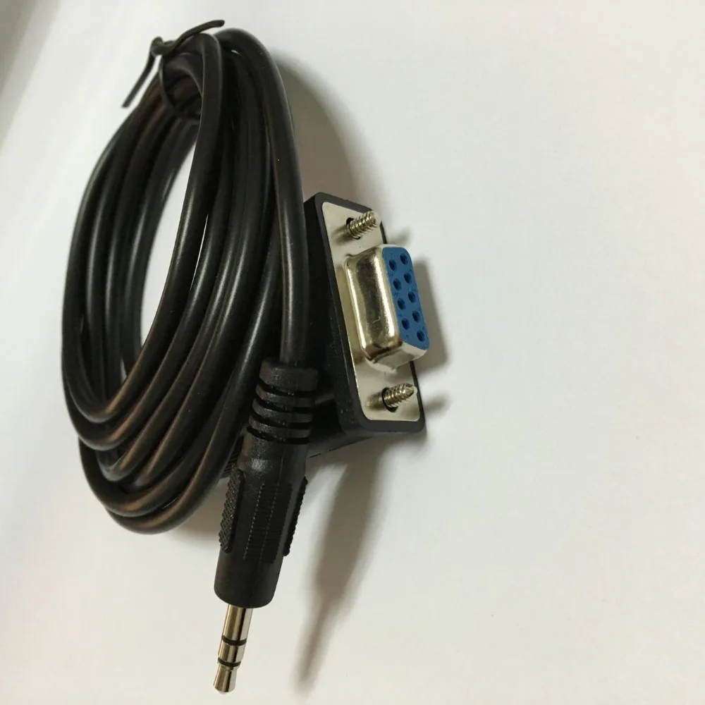 New 9 Pin Rs232 Db9 Female To 3 5mm 3p Male Jack Adapter Serial Cable