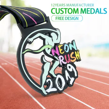 High quality custom marathon medal metal medal 3D sport running medal professional producer Longzhiyu 12 years manufacturer