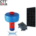 1hp dc solar pond aerator floating all solar aeration