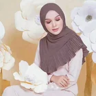 Shawl Chiffon Fashion Pleated Shawl Hijab Scarf Cotton Muslim Women Chiffon Crinkle Hijab
