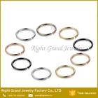 Ring Piercing Steel Nose Ring 316L Surgical Seamless Nose Ring Wholesale Free Sample Fake Nose Piercing